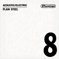 Dunlop DPS08 Acoustic/ Electric Plain Steel