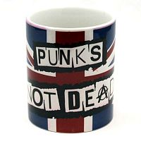 Кружка Punks not Dead на британском флаге